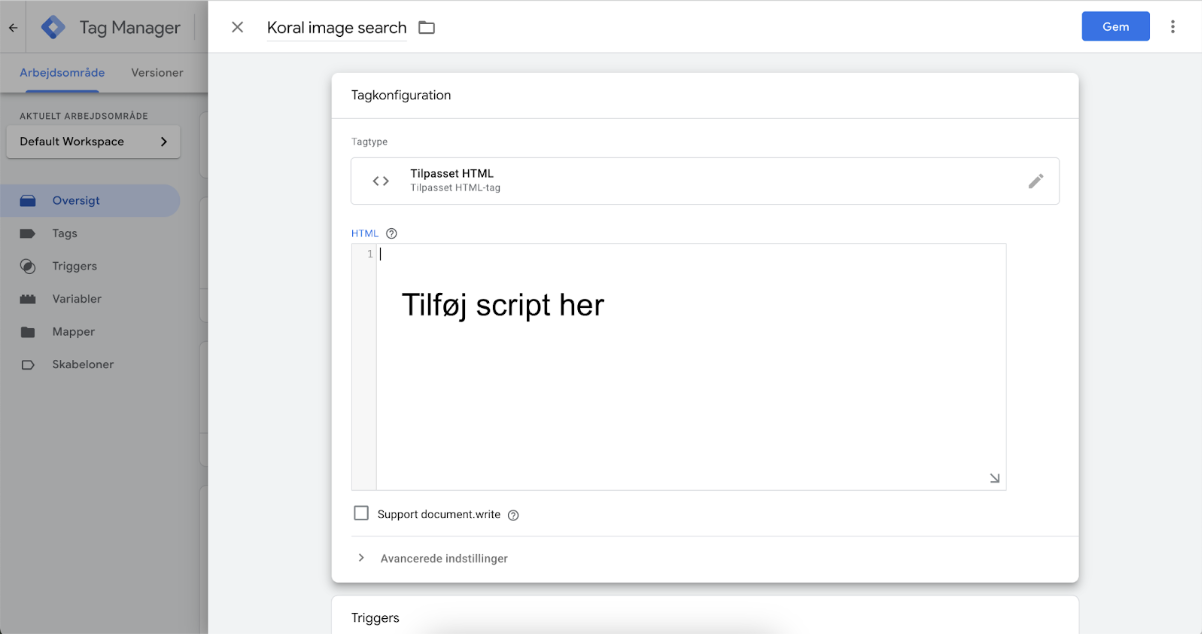 Tag Configuration Edit